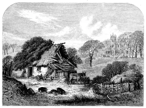 Pigs Prints: Squire Mayduke's Daughter': Will Teague's House - drawn by Samuel Read