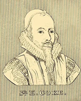 Jacobean Gallery: Sr. E. Coke, (1552-1634), 1830. Creator: Unknown