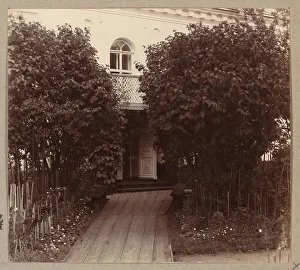 Sretensky Monastery in Kashin. Entrance into the house where Grand Duchess Elizabeth Feodorovna lived in 1909, 1910s