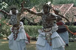 Sri Lankan dancers. Artist: CM Dixon