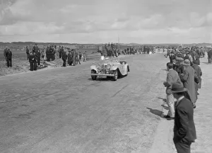 SS 1 4-seater tourer competing in the RSAC Scottish Rally, 1934. Artist: Bill Brunell