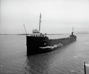 Freighter Prints: S.S. Frank C. Ball on trial trip