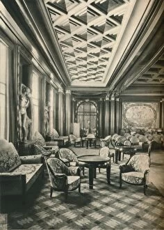 Cruise Liner Gallery: S.s Ile de France, Grand Salon, c1927
