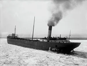 Freighter Prints: S.S. Merick [sic] of Duluth, between 1900 and 1910. Creator: Unknown