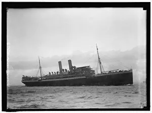 SS Prinz Eitel Friedric, between 1911 and 1920. Creator: Harris & Ewing. SS Prinz Eitel Friedric, between 1911 and 1920. Creator: Harris & Ewing