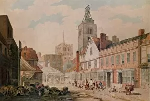 High Street Collection: St. Albans, 1809. Artist: George Sidney Shepherd