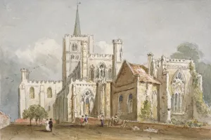 Alban Prints: St Albans Cathedral, Hertfordshire, c1830