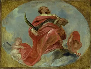 Cardinal Collection: St. Albert of Louvain, 1620. Creator: Peter Paul Rubens