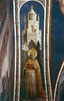 Ambrose Collection: St Ambrose, mid 15th century. Artist: Fra Angelico