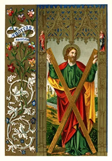 Images Dated 1st August 2007: St Andrew the Apostle, 1886