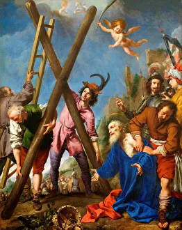Carlo Gallery: St Andrew Praying before his Martyrdom, 1643. Creator: Carlo Dolci