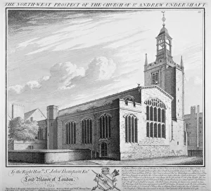St Andrew Undershaft, City of London, 1736. Artist