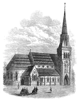 St Andrews Church Prints: St. Andrew's Church, Ter Langton, 1869. Creator: Unknown