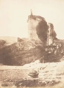 St Andrews Prints: St. Andrews. The Fore Tower of the Castle, 1843-47. Creators: David Octavius Hill