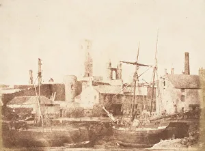 Adamson Hill And Prints: St. Andrews. The Harbor, 1843-47. Creators: David Octavius Hill, Robert Adamson