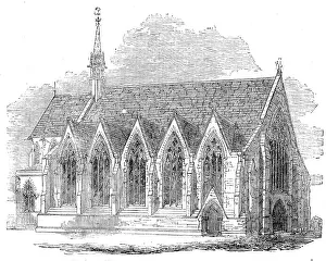 St Andrews Church Prints: St. Andrew's New Church, Ashley-Place, Victoria-Street, 1854. Creator: Unknown