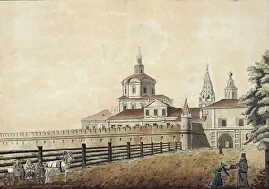 The St. Andronik Monastery in Moscow, 1780s. Artist: Camporesi, Francesco (1747-1831) The St. Andronik Monastery in Moscow, 1780s. Artist: Camporesi, Francesco (1747-1831)