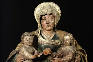 German School Prints: St Anne with the Virgin and Child, 1500-1550. Creator: Unknown