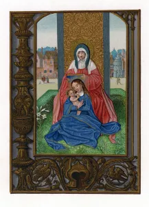 Warner Prints: St Anne with the Virgin and child, 1516-1529