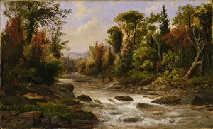 Duncanson Robert Seldon Gallery: On the St. Annes, East Canada, 1863, 1865. Creator: Robert Seldon Duncanson