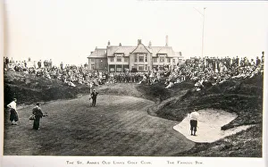 Sarah Fabian Baddiel Prints: The St Annes Old Links golf club. The famous ninth