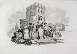 St Annes Society School, London, c1810