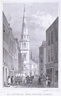 St Antholin, Watling Street, London, c1870