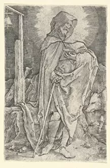 St. Anthony, ca. 1521. Creator: Lucas van Leyden