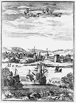 Mallet Prints: St Augustine, Florida, 1686. Artist: Allain Manesson Mallet