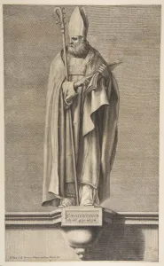 Laurent De La Hire Prints: St. Augustine. n. d. Creator: Nicolas Pitau