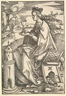 Baldung Grien Hans Gallery: St. Barbara, ca. 1505. Creator: Hans Baldung