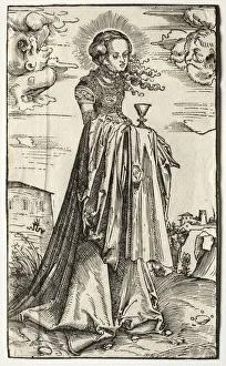 Lucas Cranach Prints: St. Barbara. Creator: Lucas Cranach (German, 1472-1553)