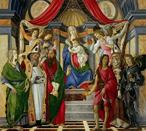 Botticelli Prints: The St Barnabas Altarpiece (Pala di San Barnaba)