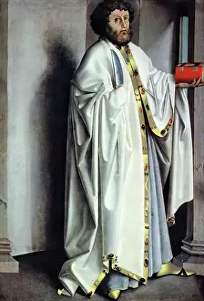 Apostle Prints: St Bartholomew, 1435. Creator: Konrad Witz