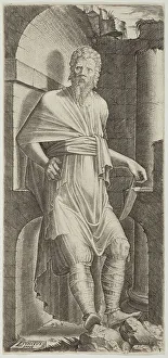 Apprehension Prints: St Bartholomew. Plate 5. From: Christ and the Apostles, c.1545. Creator: Lambert Suavius
