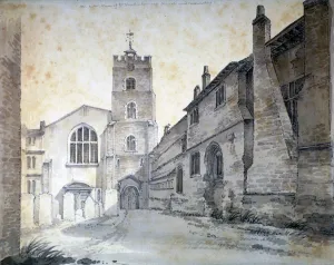 C John M Whichelo Prints: St Bartholomew-the-Great, City of London, 1803. Artist: C John M Whichelo