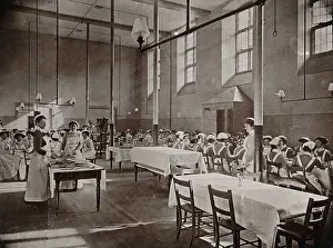 Employee Prints: St Bartholomew's Hospital, London: dining room for nurses