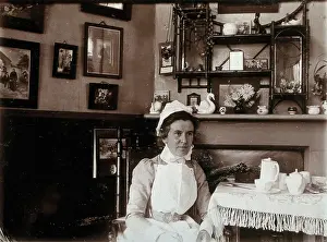 Accommodation Prints: St Bartholomew's Hospital, London: a nurse taking tea