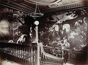 Frieze Prints: St Bartholomew's Hospital, London: stairway to the Grand Hall