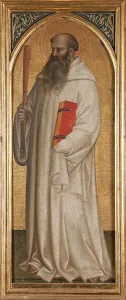 St Benedict Prints: St Benedict. Creator: Nardo di Cione