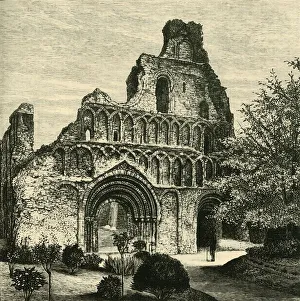Henry Viii Gallery: St. Botolphs Priory, 1898. Creator: Unknown