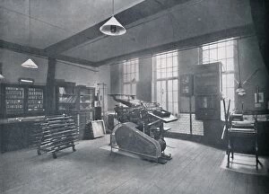 St. Bride Foundation School. Offset Printing Room, 1917