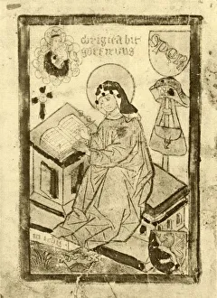 St. Bridget of Sweden, 1915. Creator: Unknown St. Bridget of Sweden, 1915. Creator: Unknown