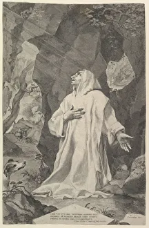 Mellan Claude Collection: St. Bruno. Creator: Claude Mellan