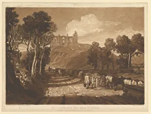 St. Catharines Hill near Guilford (Liber Studiorum, part VII, plate 33), June 1811