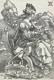 Hair Net Prints: St. Catherine, 1505-1507. Creator: Hans Baldung