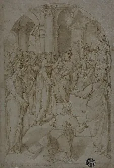 Catherine St Prints: St. Catherine of Alexandria Disputing with the Doctors, n.d. Creator: Unknown