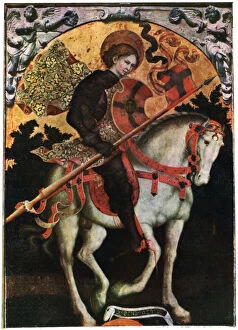Images Dated 12th February 2008: St Chrisogonus, 15th century, (1933). Artist: Michele Giambono