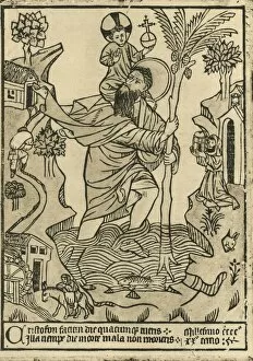 Innocent Gallery: St. Christopher. 1423, 1915. Creator: Unknown