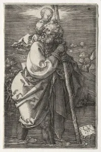 1471 1528 Prints: St. Christopher, Facing to the Left